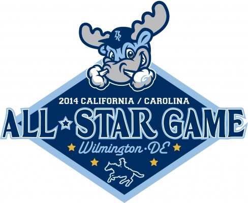 Carolina League all-star game 2014 primary logo iron on transfers for clothing